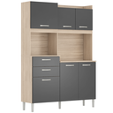 Ver imagem 2 de Armario De Cozinha 6 Portas 2 Gavetas Harmonia 