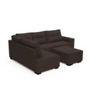 Ver imagem 5 de Sofá de Canto com Puff 8 Lugares 271cm Ipanema