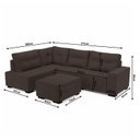 Ver imagem 3 de Sofá de Canto com Puff 8 Lugares 271cm Ipanema