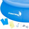 Piscina com Borda Inflável Redonda 4600 Litros 3m X 76cm com Capa Azul Importway Iwpbic4600 - 4