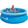 Piscina com Borda Inflável Redonda 4600 Litros 3m X 76cm com Capa Azul Importway Iwpbic4600 - 5