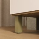 Ver imagem 6 de Armário de Cozinha 140cm em MDF de 15cm Jade Bege/Amendoa/Off White
