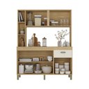 Ver imagem 4 de Armário de Cozinha 140cm em MDF de 15cm Jade Bege/Amendoa/Off White