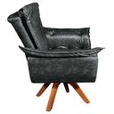 Ver imagem 2 de Kit 02 Poltronas Giratória Opala Preto
