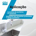 Ver imagem 5 de Torneira Lavatório Abs Gitarório Bica Alta Pacific 1190903 Viqua Branco / Cromado
