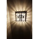 Ver imagem 7 de Lustre para Sala Quarto de Cristal K9 Legítimo Base Inox 30x30 Cm