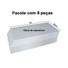 Placa de Isopor Eps Espessura 30mm (3cm) C/8 Und 100x50cm - 1