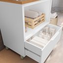 Ver imagem 7 de Gabinete de Banheiro 80cm com Caixa Organizadora Marquesa 70cm Mdf Nesher