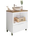 Ver mais imagens de Gabinete de Banheiro 80cm com Caixa Organizadora Marquesa 70cm Mdf Nesher