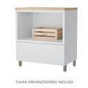 Ver imagem 4 de Gabinete de Banheiro 80cm com Caixa Organizadora Marquesa 70cm Mdf Nesher