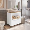 Ver imagem 2 de Gabinete de Banheiro 80cm com Caixa Organizadora Marquesa 70cm Mdf Nesher