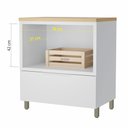 Ver imagem 5 de Gabinete de Banheiro 80cm com Caixa Organizadora Marquesa 70cm Mdf Nesher