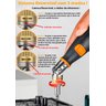 Chave Catraca Reversível Dobrável Com Encaixe 1/4" Magnetico Bits Fenda Philips Torx Hex - 3