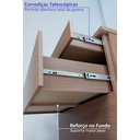 Ver imagem 4 de Cômoda 8 Gavetas 100% MDF Lis