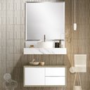 Ver imagem 1 de Bancada em Porcelanato 80cm Pró para Cuba de Apoio