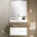 Ver imagem 1 de Bancada em Porcelanato 80cm Pró para Cuba de Apoio Yescasa