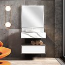 Ver imagem 3 de Bancada em Porcelanato 60cm Max para Cuba de Apoio Yescasa