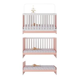Berço 3 em 1 para Colchão 130 X 60cm Doce de Leite Multimóveis Mp0527r - 5