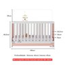 Berço 3 em 1 para Colchão 130 X 60cm Doce de Leite Multimóveis Mp0527r - 7