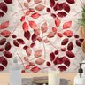 Papel de Parede 9M 6M Folhas Seca natureza vermelha Viníl Estilo Folhagem Outono Moderno Auto Colant - 2