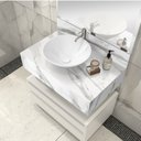 Ver imagem 2 de Bancada em Porcelanato 80cm para Cuba de Apoio Max Yescasa