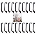 Ver imagem 1 de Alça de Apoio 50cm Aço Inox Barra Kit 20 Unidades Idoso Cadeirante Box Banheiro Acessibilidade Corri