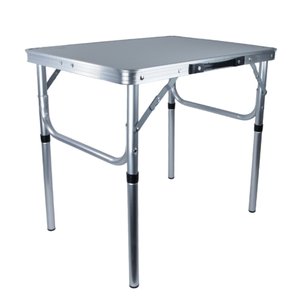 Mesa Dobrável Alumínio Compacta 80x45 Cm Vira Maleta C/ Alça