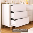 Ver imagem 4 de Cômoda Infantil 6 Gavetas 100% Mdf Premium Mabel