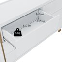 Ver imagem 5 de Cômoda Infantil 6 Gavetas 100% Mdf Premium Mabel