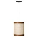Ver imagem 5 de Luminária Teto Eclipse Aconchegante Sofisticado Tela Rattan:branco