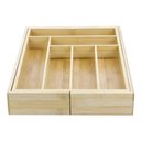 Ver imagem 3 de Porta Talheres Mimo Style Bambu Extensível 8 Divisórias