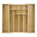 Ver imagem 1 de Porta Talheres Mimo Style Bambu Extensível 8 Divisórias