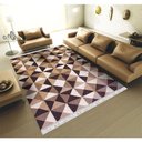 Ver imagem 1 de Tapete Indiano Kilim Geo 3.00x4.00 1 Marrom/bege Abdalla