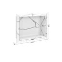 Ver imagem 3 de Nicho de Embutir para Banheiro 56,5cm Porcelanato Técnico Polido Lavatórios Yescasa Branco/Calacata