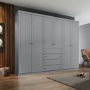 Ver imagem 1 de Guarda Roupa Casal 6 Portas 4 Gavetas Americano