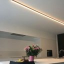 Ver imagem 4 de Perfil de Sobrepor 1,7x0,7 Branco 1 Metro Alumínio e Acrílico para Fita de Led Instalação Interna