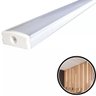 Perfil de Sobrepor 1,7x0,7 Branco 1 Metro Alumínio e Acrílico para Fita de Led Instalação Interna - 2