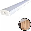Ver imagem 2 de Perfil de Sobrepor 1,7x0,7 Branco 1 Metro Alumínio e Acrílico para Fita de Led Instalação Interna