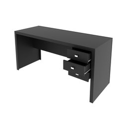 Mesa para Escritório 155cm com 3 Gavetas Reversível ME4113 - 6