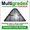 Grade de Ventilacao Canaletao Canalete 49 Kit 80 Peça(s) Multicap Grades Grade e Placa de ventilação - 2