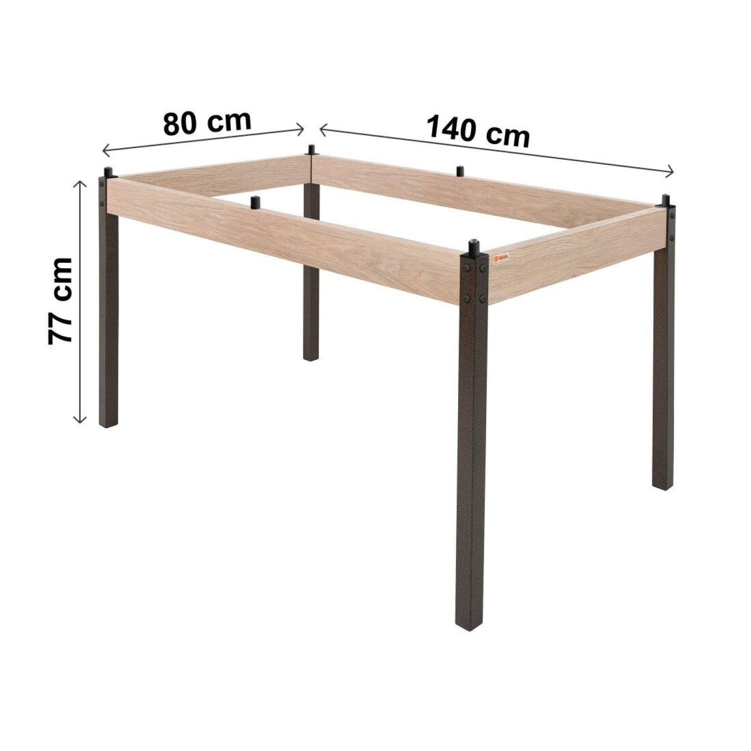 Conjunto Mesa 140cm Tampo em Vidro com 6 Cadeiras Karina  - 5