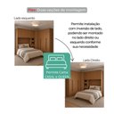 Ver imagem 3 de Guarda Roupa Casal Safira Plus 10 Portas 7 Gavetas MDF Cumaru