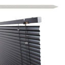 Ver imagem 3 de Persiana Pvc Trilho Metálico 240larg X 220alt Preta (2 Pçs)