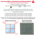 Ver imagem 7 de Persiana Pvc Trilho Metálico 240larg X 220alt Preta (2 Pçs)