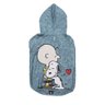 Roupinha Moletom para Cães Modelo Snoopy Charlie Brown Hug Jade com Capuz Zooz Pets - G - 1