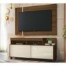 Bancada E Painel TV 55 Polegadas 1005110 Carvalho Nobre Off White MBL - 2