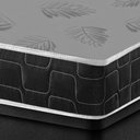 Ver mais imagens de Cama Box Baú Casal Preto + Colchão Espuma D20 Dupla Face Zidi Querubin 138x188x54cm