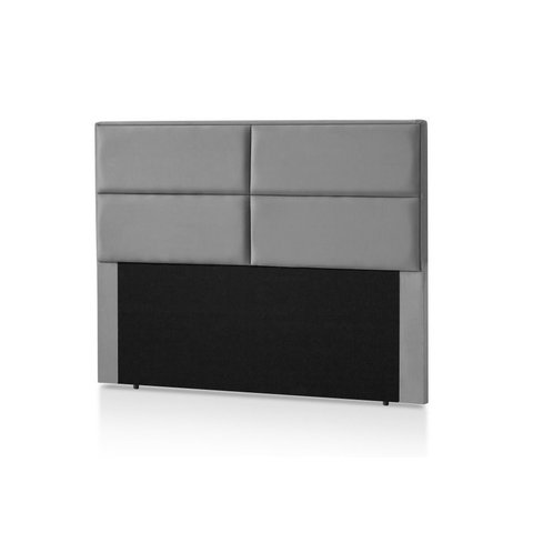 Cabeceira Sevilha 90cm para Cama Box Solteiro em Tecido Tipo Linho
