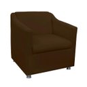 Ver imagem 3 de Kit 02 Poltrona Decorativa Tilla Suede com Pés Cromados