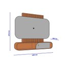 Ver imagem 5 de Painel Jurerê para Tv de 55" Cinamomo/off-white - Bechara